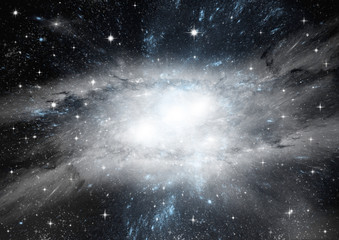 galaxy in a free space