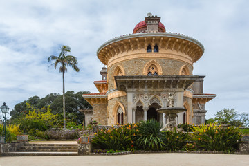 Fototapeta premium View of the Palace of Monserrate in Sintra Portugal