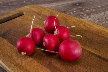 the red radishes