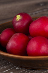 the red radishes