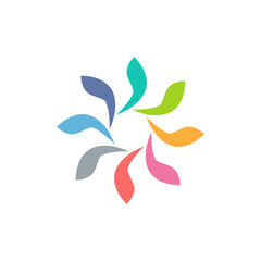 Abstract Logo. Creative logo. Colorful logo. Technology logo. Geometric logo
