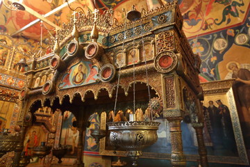 St. Basil's Cathedral interior. Moscow, Russia