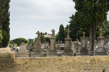 Fototapeta premium Old french cemetery