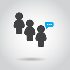 people icon, simple design people icon you can use people icon