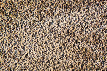 Sand surface after the rain
