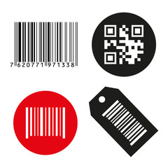 barcode Button qrcode.