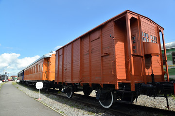 Obraz premium ST. PETERSBURG, RUSSIA. The car the covered two-