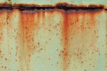 peeling paint on the wall