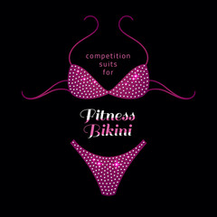 fitness bikini suit