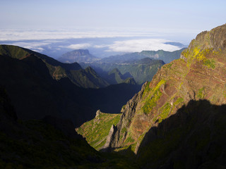 Fototapeta na wymiar Alpine landscape in Madeira Island, Portugal, Europe