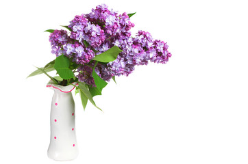 Flowers lilac in a vase