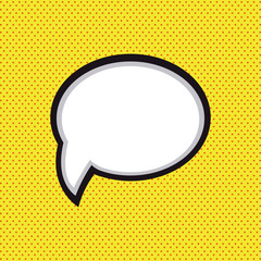 Isolated comic expression