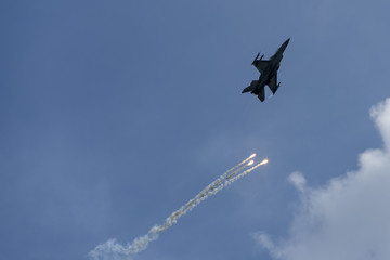 F 16, Polish forces during the demonstrations in Latkowo, 2016.0