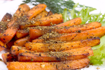 roasted carrots with spices