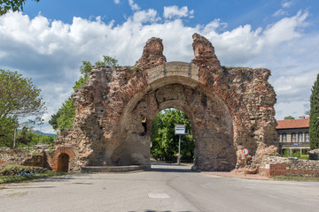 The South gate - The Camels of ancient roman fortifications in Diocletianopolis, town of Hisarya, Plovdiv Region, Bulgaria
