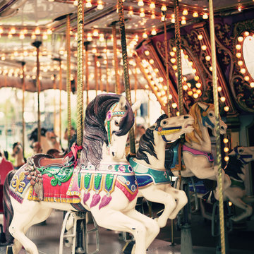 Vintage carousel horse