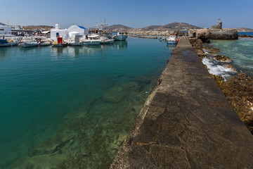 Venetian fortress in Naoussa town, Paros island, Cyclades