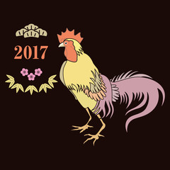 Happy New Year! 2017-酉-/ Eto tori 02_05