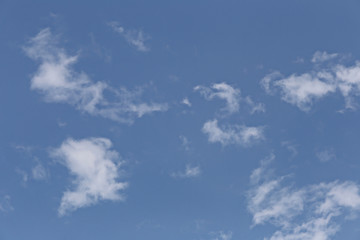 Cloud on blue sky in the daytime of Bright weather.