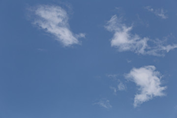 Cloud on blue sky in the daytime of Bright weather.