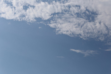 Cloud on blue sky in the daytime of Bright weather.