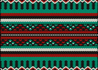 Desert Tribes Style Sadu Weaving Illustrated Background