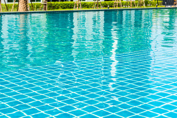 Obraz premium swimming pool rippled water detail