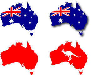 Australian map set 
