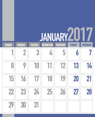 January 2017 Business Planner January 2017 Business Planner
