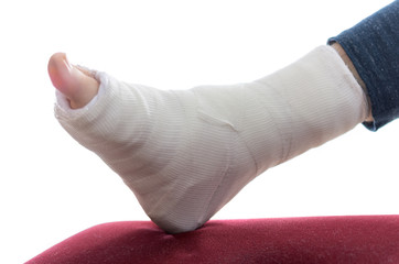 Fiberglass / Plaster leg cas