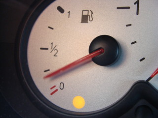 P&eacute;nurie essence-Jauge &agrave; essence