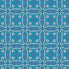 Seamless Floral Ethnic Pattern