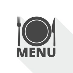 Menu icon, restaurant sign