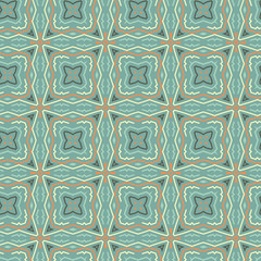 Seamless Floral Ethnic Pattern