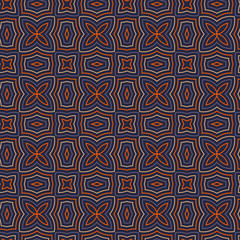 Seamless Floral Ethnic Pattern