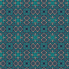 Seamless Floral Ethnic Pattern