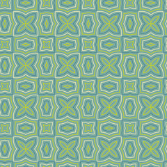 Seamless Floral Ethnic Pattern