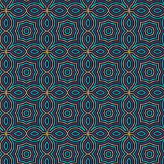 Seamless Floral Ethnic Pattern