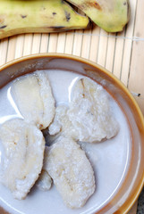 Banana with Coconut Milk