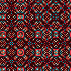 Seamless Floral Ethnic Pattern