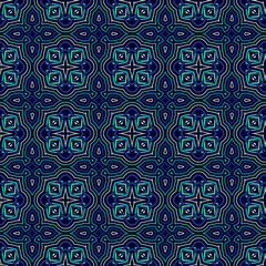 Seamless Floral Ethnic Pattern