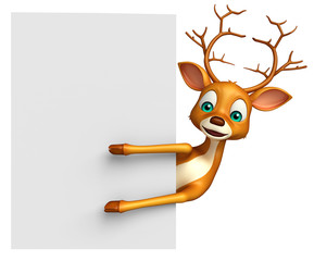 Obraz premium cute Deer cartoon character