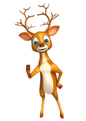 cute Deer funny cartoon character