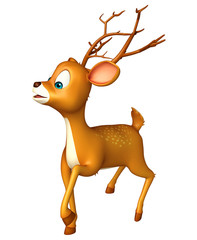 cute Deer funny cartoon character