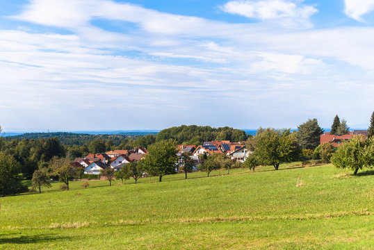 Blick &uuml;ber Engelsbrand/Grunbach bis nach Phillipsburg
