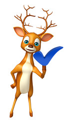 fun Deer cartoon character