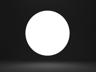 3d rendering of a glowing sphere