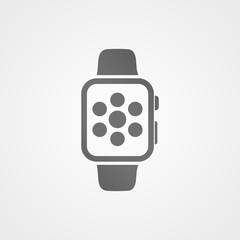 Smart watch with application icon on screen.