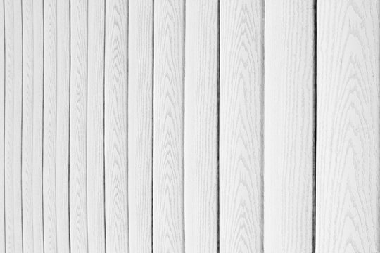 White wooden background. Vertical boards. Wood texture.