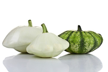squash on a white isolated background